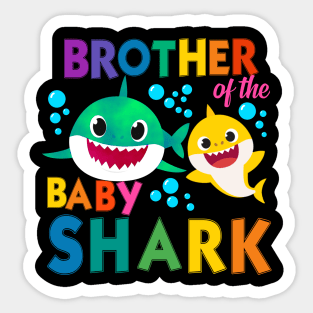 Brother of the baby shark Sticker